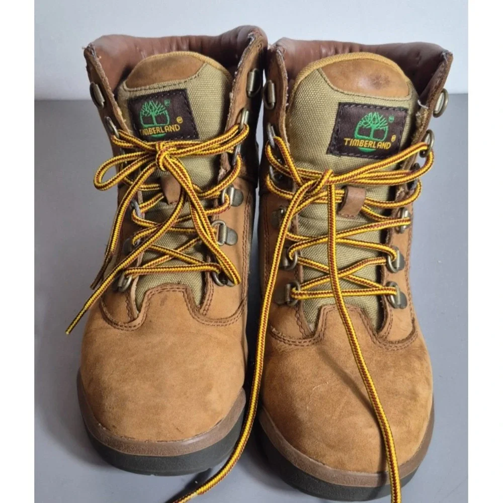 Timberland 6 inch Field Boots Grade School Big Kids Size 4 Brown TBO44996